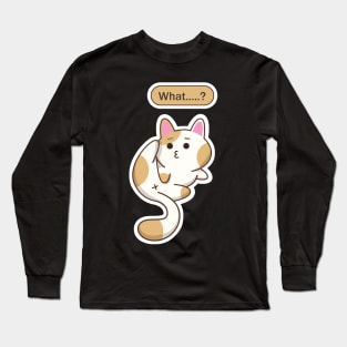 Naughty cat Long Sleeve T-Shirt